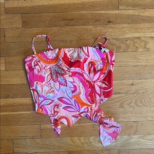 Pink Tie back Camisole